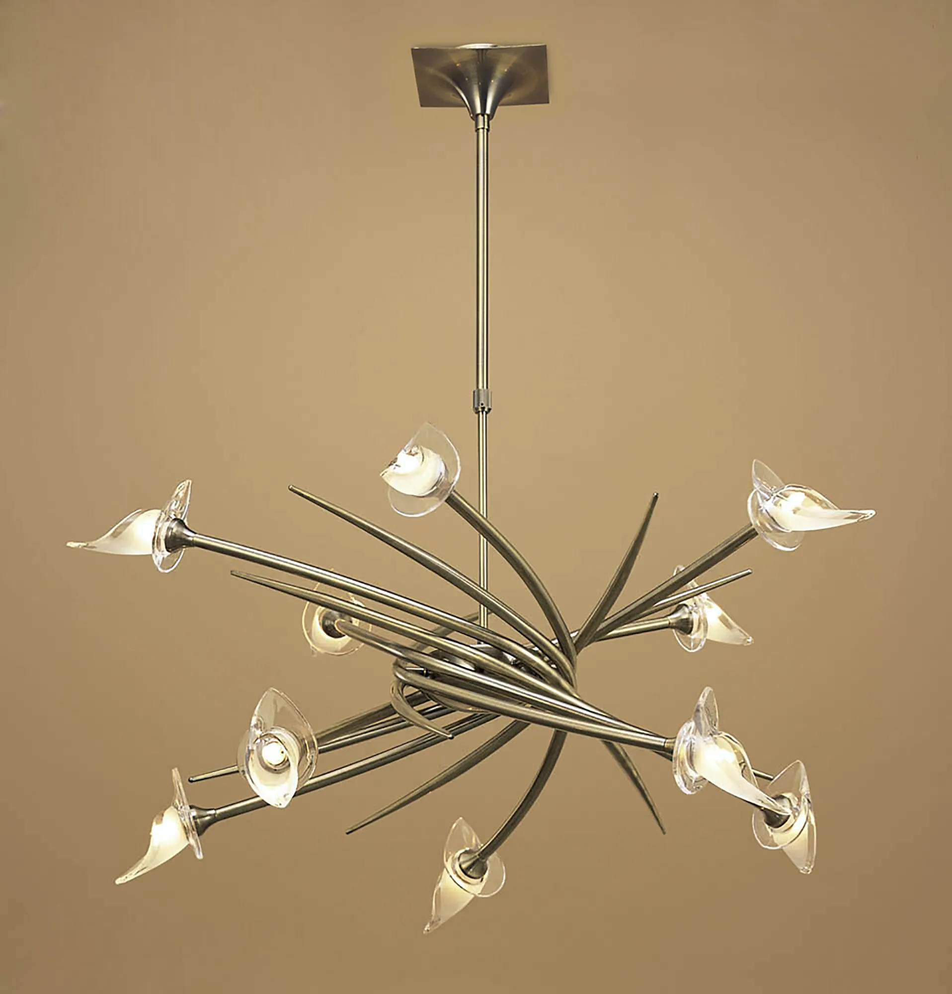 Flavia Antique Brass Ceiling Lights Mantra Multi Arm Fittings Flavia Antique Brass Ceiling Lights Mantra Multi Arm Fittings